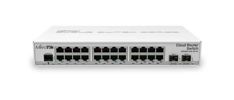 MICKROTIK SWITCH CRS326-24G+2S+RM